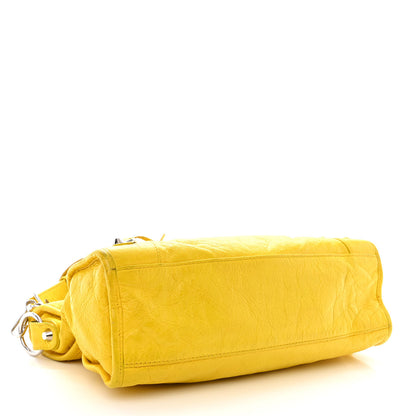 Balenciaga Agneau Classic Silver Hardware City S Jaune Soleil 4 of 19