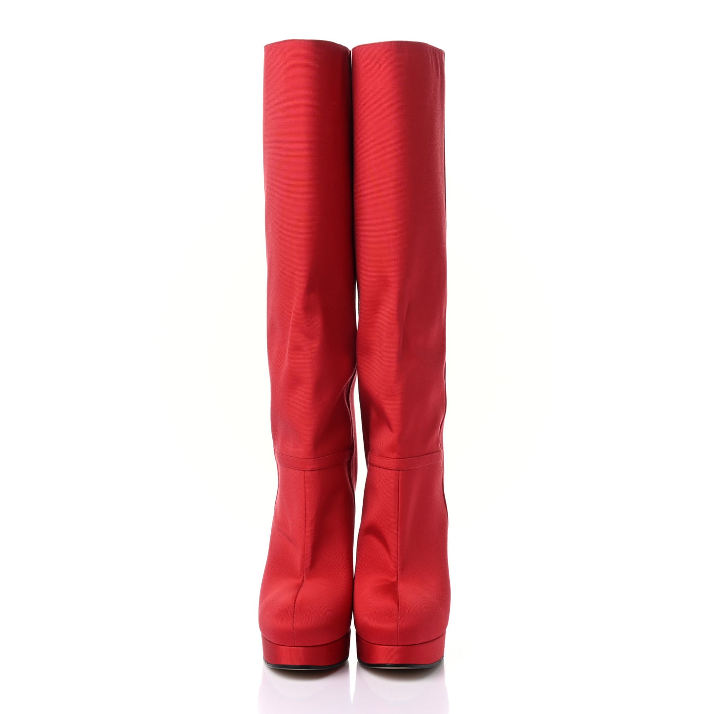 Twill Larius Knee High Boots 39.5 Heron Red