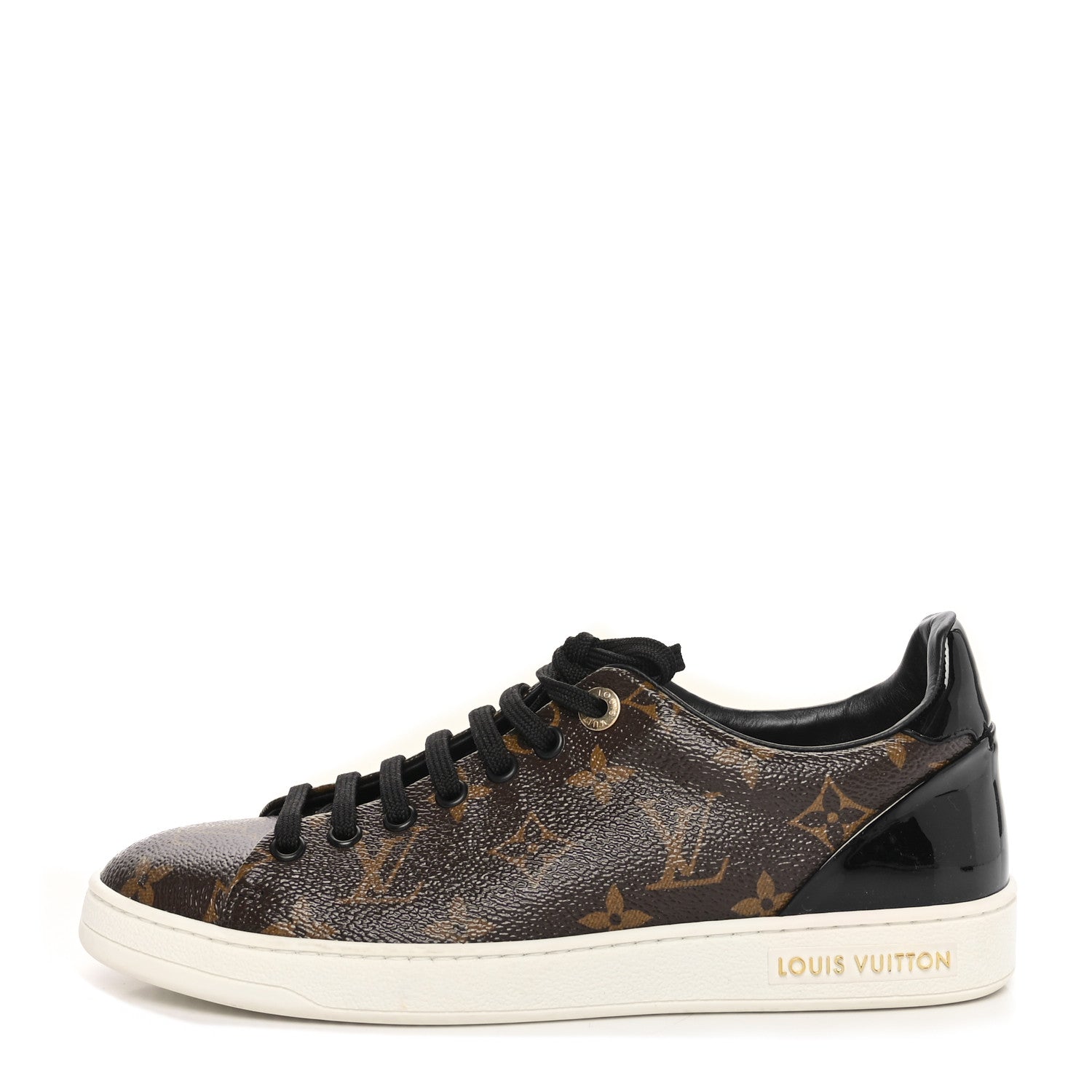Louis Vuitton Patent Monogram Frontrow Sneakers 38 1 of 8