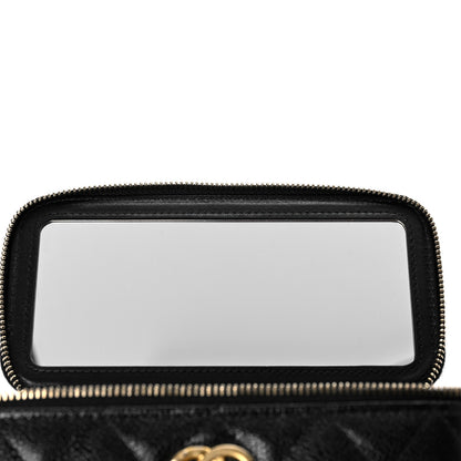 Chanel Shiny Caviar Quilted Pick Me Up Vanity Case Black 8 of 9