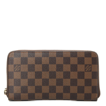 Louis Vuitton Damier Ebene Zippy Organizer Wallet 1 of 9