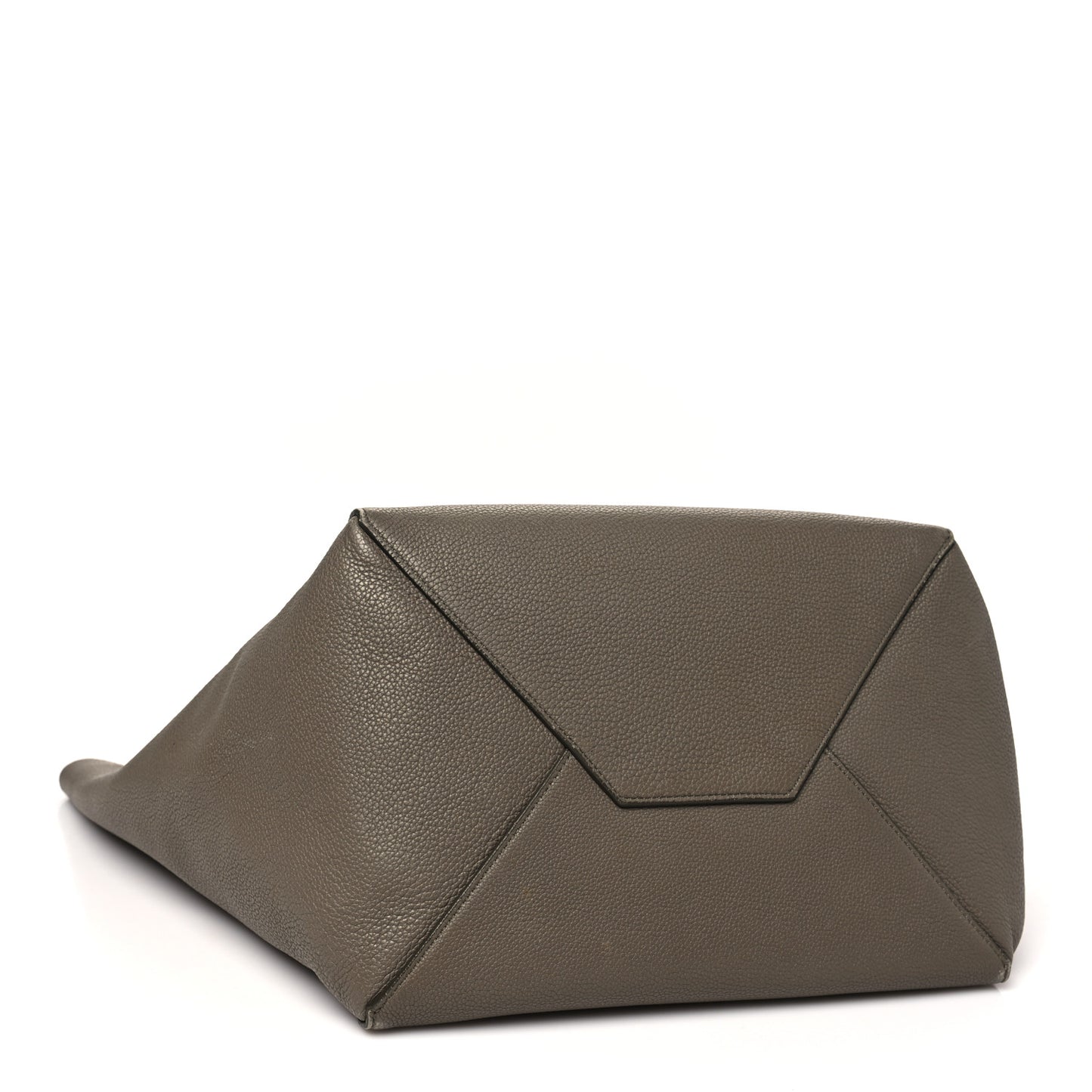 Soft Grained Calfskin Small Belt Cabas Phantom Taupe