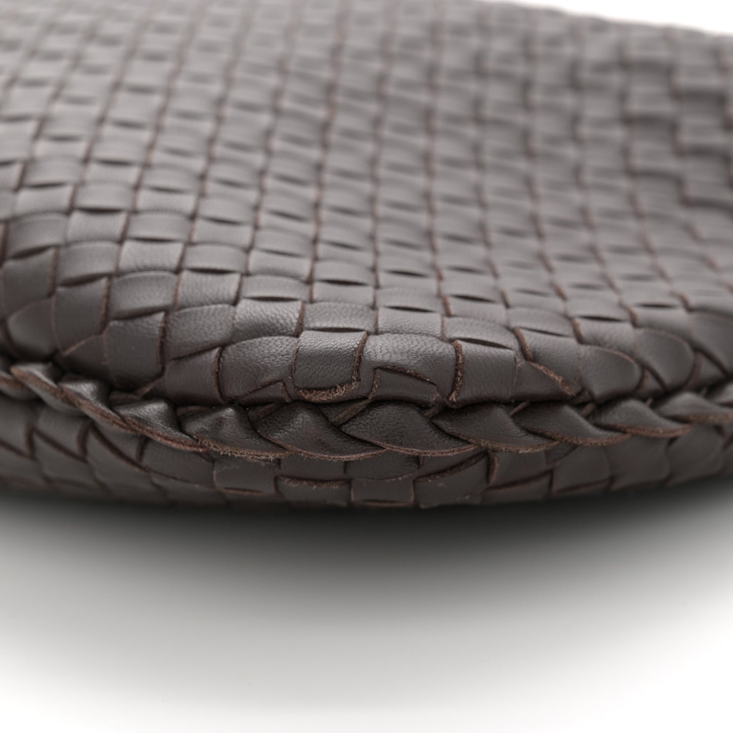 Nappa Intrecciato Large Veneta Hobo Ebano
