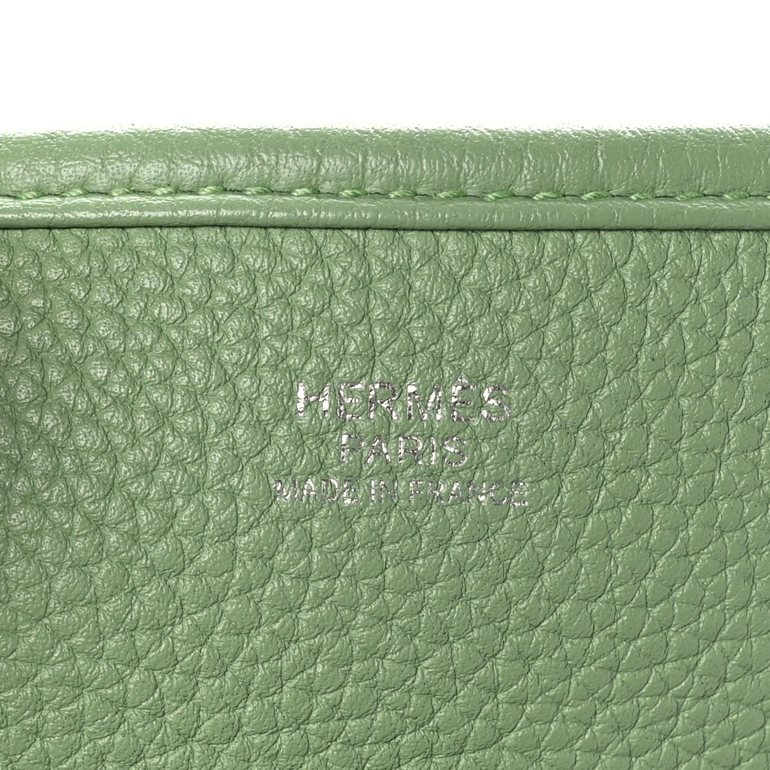 Hermes Taurillon Maurice Evelyne III PM Vert Criquet 7 of 9