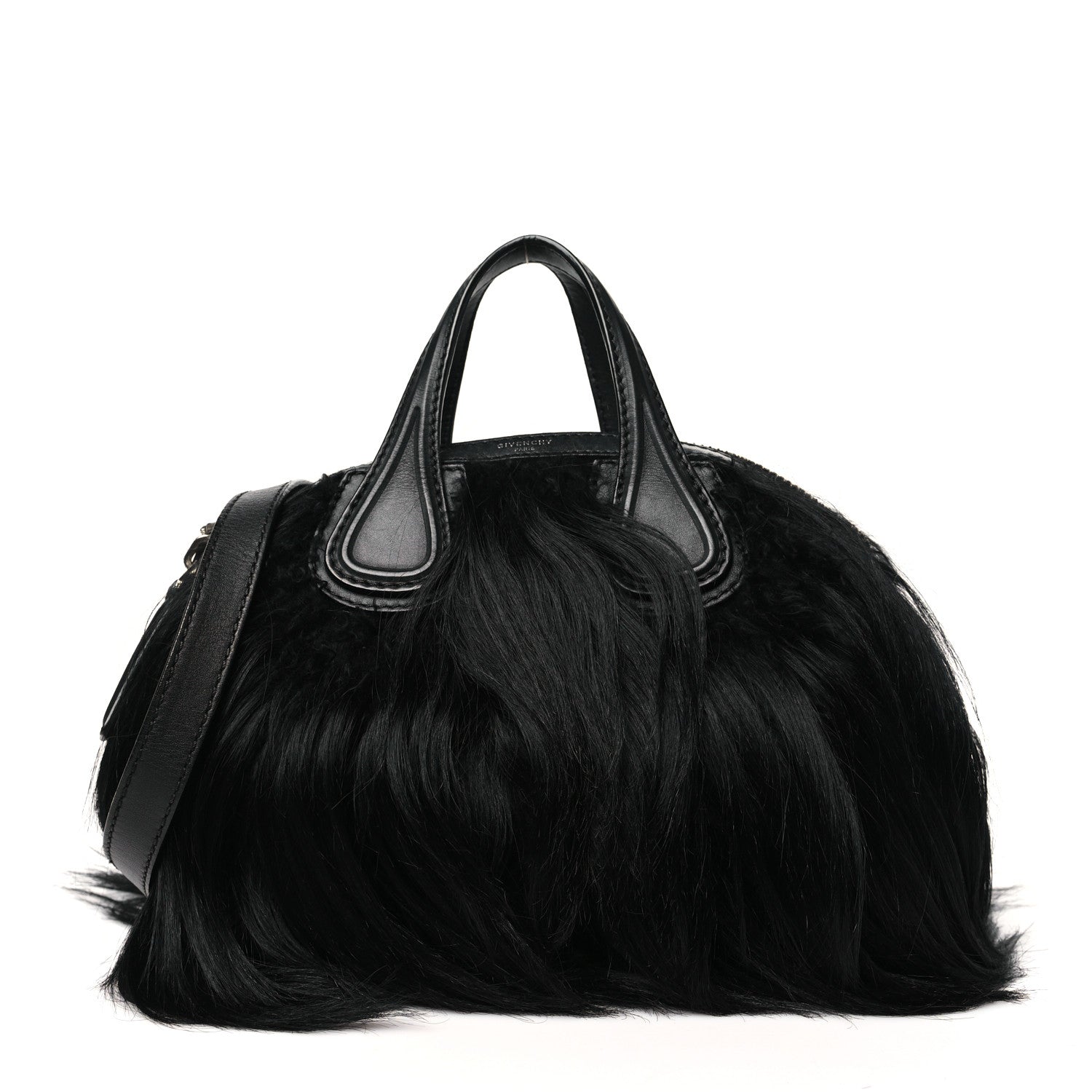 Givenchy Goat Hair Print Micro Nightingale Black 1 of 12
