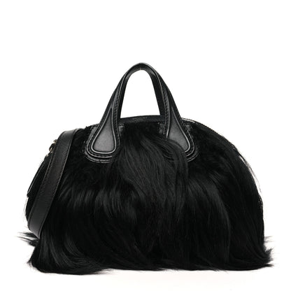 Givenchy Goat Hair Print Micro Nightingale Black 1 of 12