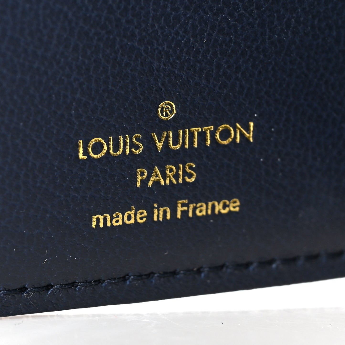 Hollographic Monoglam Lou Wallet Blue