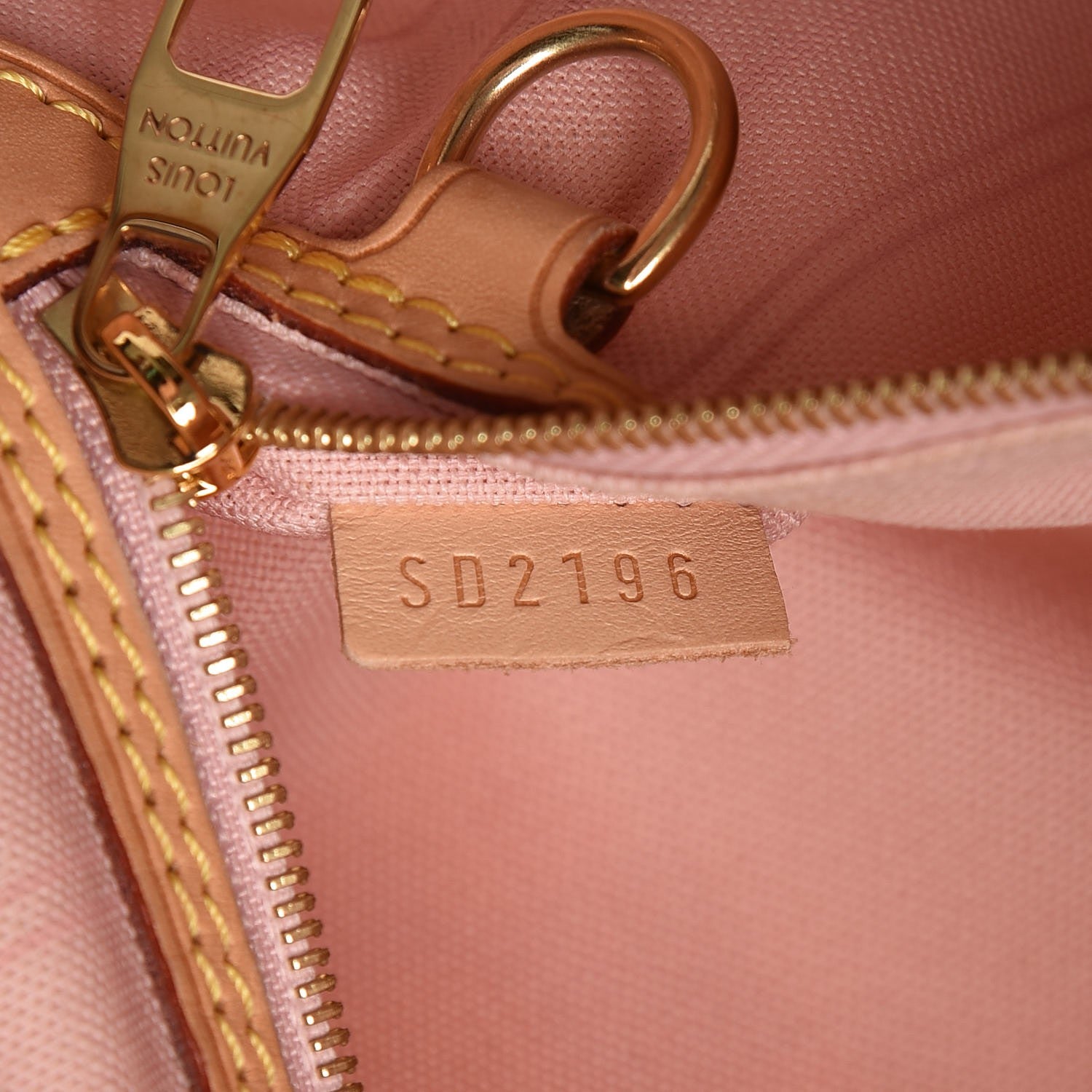 Louis Vuitton Damier Azur Delightful PM Rose Ballerine 6 of 12