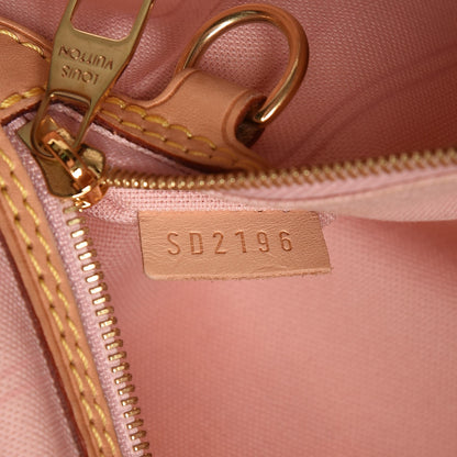 Louis Vuitton Damier Azur Delightful PM Rose Ballerine 6 of 12