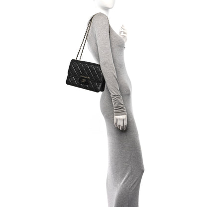 Chanel Sheepskin Quilted Beauty Lock Flap Black 3 of 19