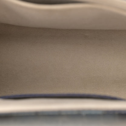 Louis Vuitton Epi Savane Twist Shoulder Bag MM Blue 5 of 10