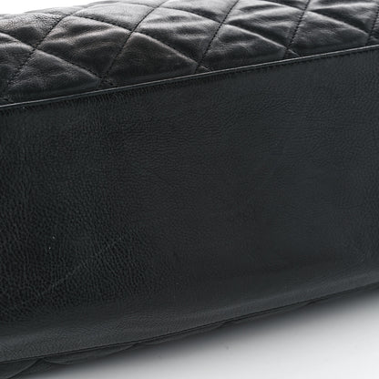 Chanel Calfskin Quilted Large Chain Me Hobo Black 11 of 12