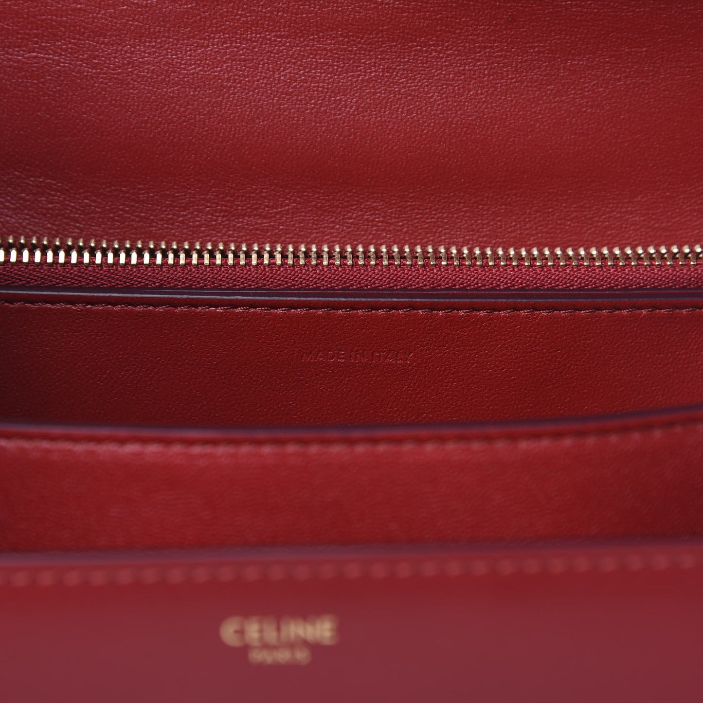 Box Calfskin Medium Classic Box Flap Bag Red