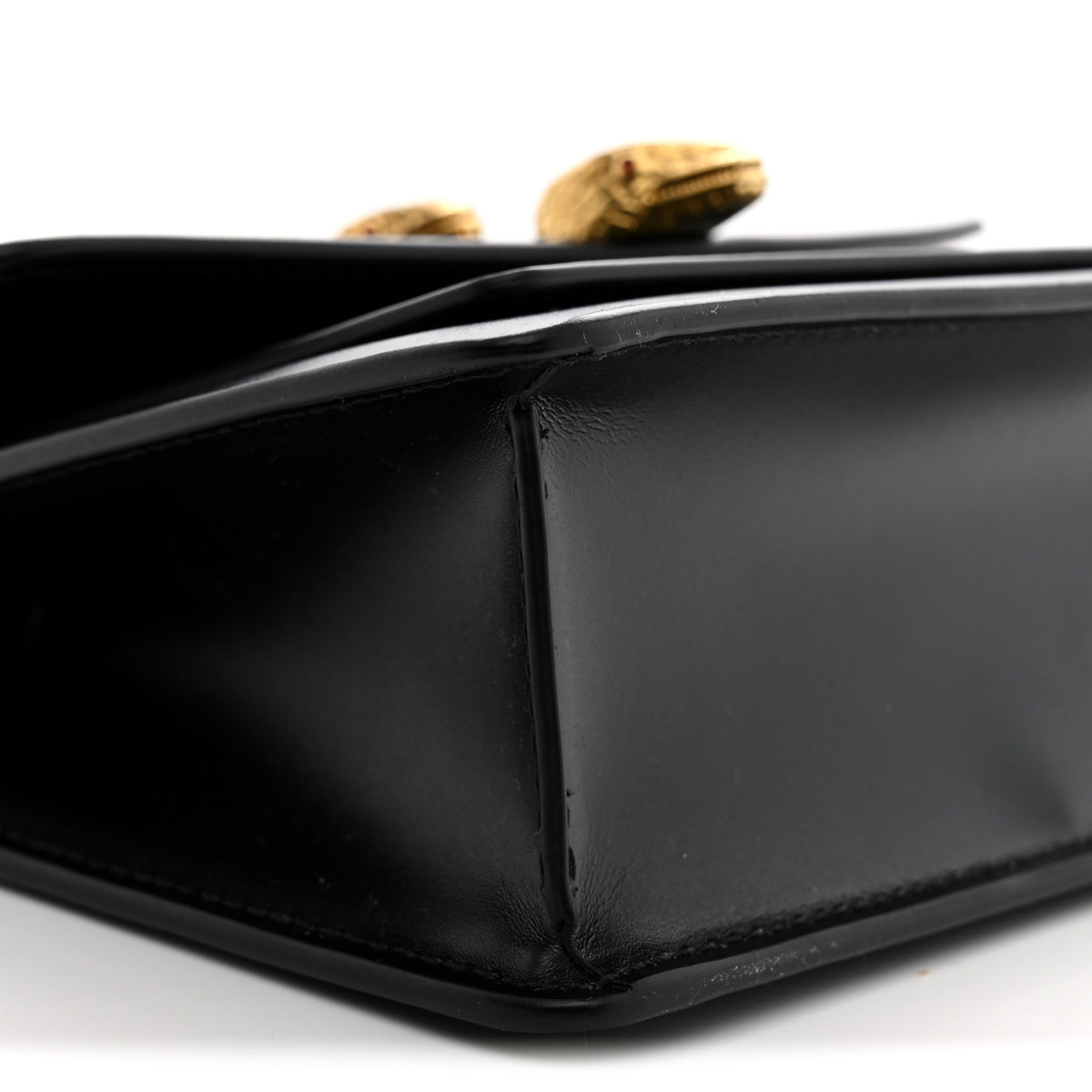 X ALEXANDER WANG Lambskin Serpenti Forever Belt Bag Black