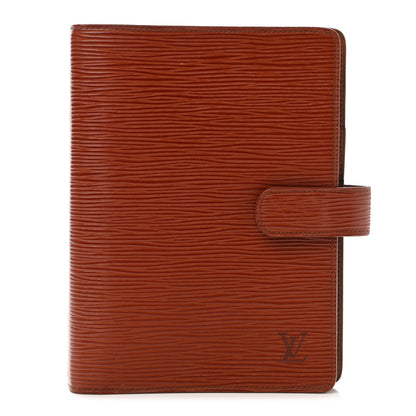 Louis Vuitton Epi Medium Ring Agenda Cover Kenyan Fawn 1 of 8
