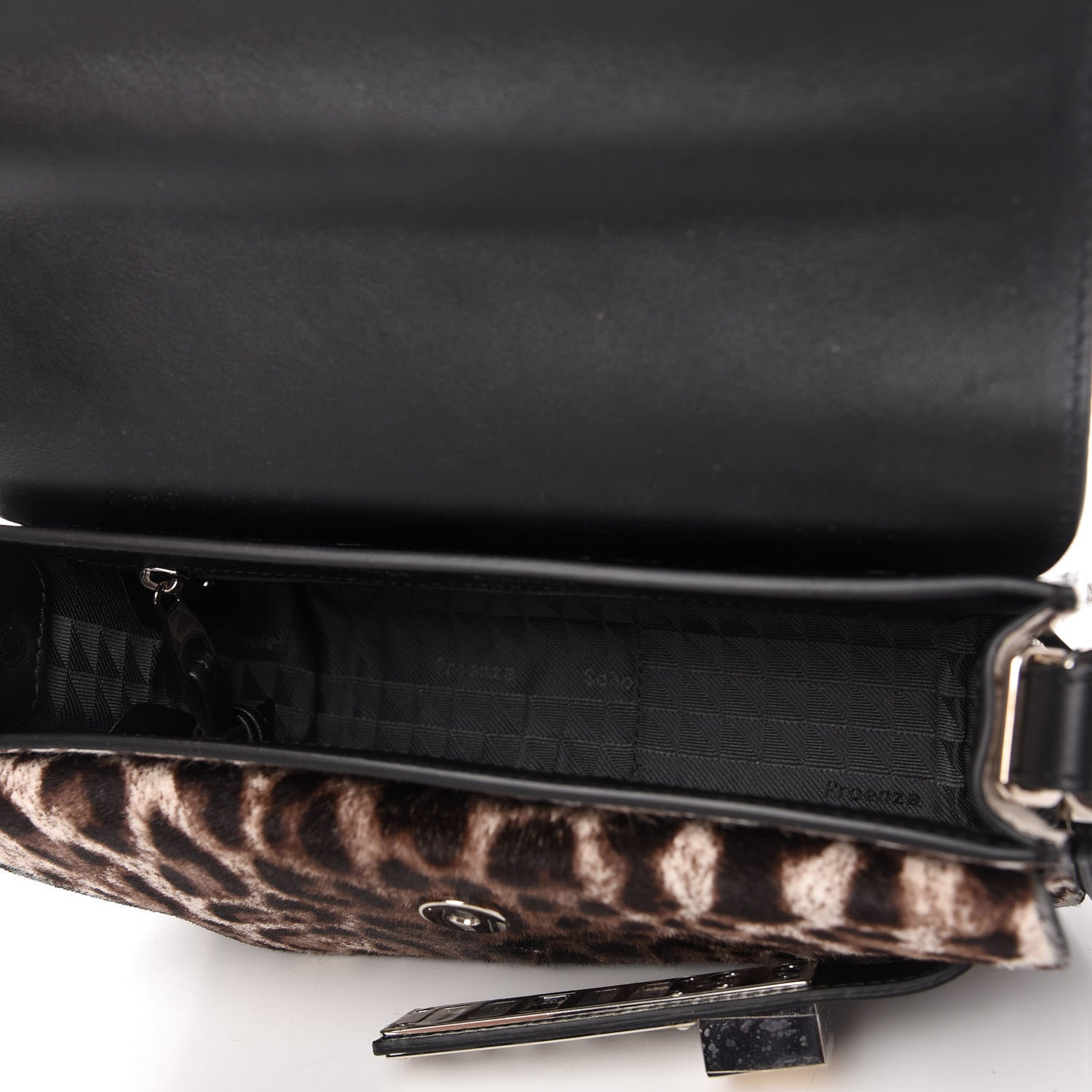Proenza Schouler Calf Hair Leopard Print Mini PS11 Classic Shoulder Bag Black 5 of 10