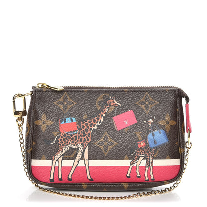 Louis Vuitton Monogram 2017 Christmas Animation Mini Pochette Accessories 1 of 7