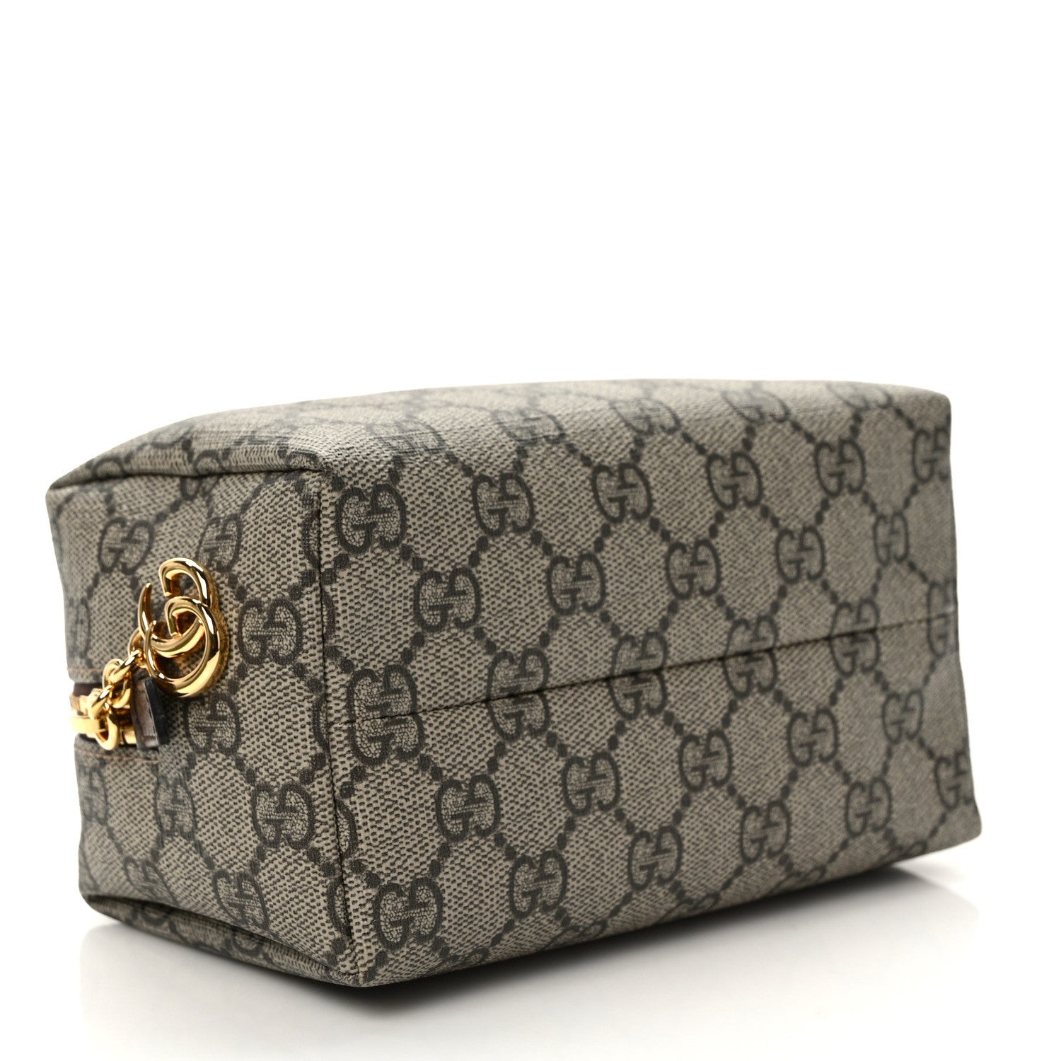 Gucci Soft GG Supreme Monogram Calfskin Medium Ophidia Cosmetic Case Beige Ebony New Acero 4 of 8