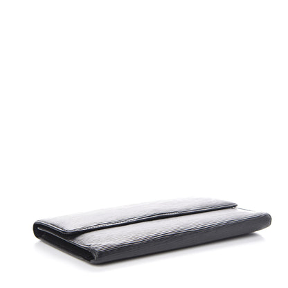 Louis Vuitton Epi Porte Tresor International Wallet Black 4 of 9