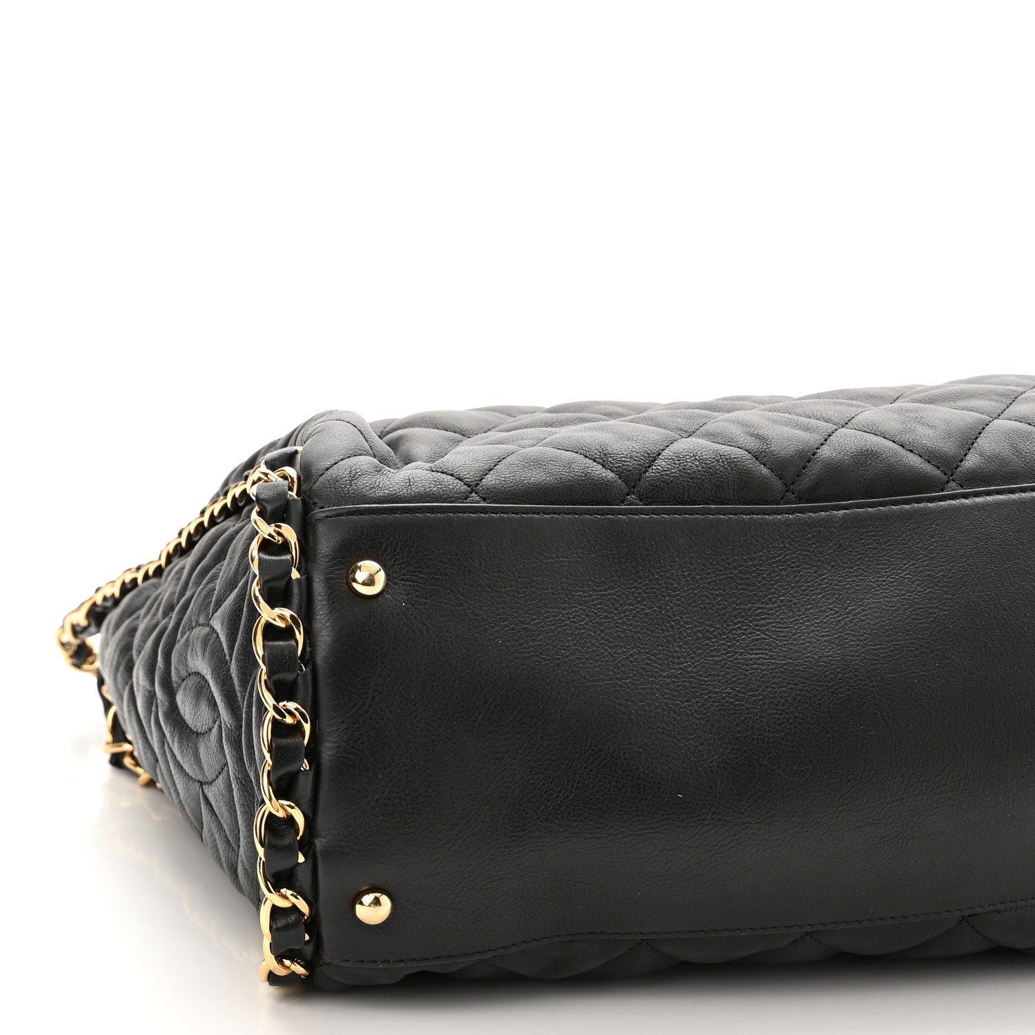 Chanel Calfskin Quilted Large Chain Me Hobo Black 9 of 12