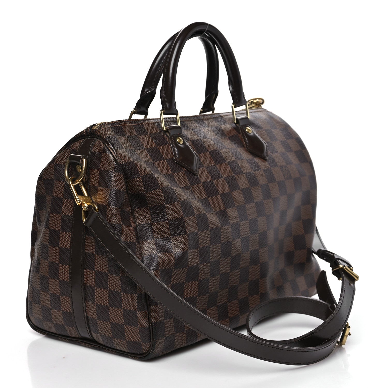 Louis Vuitton Damier Ebene Speedy Bandouliere 30 3 of 9