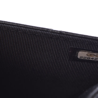 Chanel Lambskin Quilted Emoticon Wallet On Chain WOC Black 8 of 9