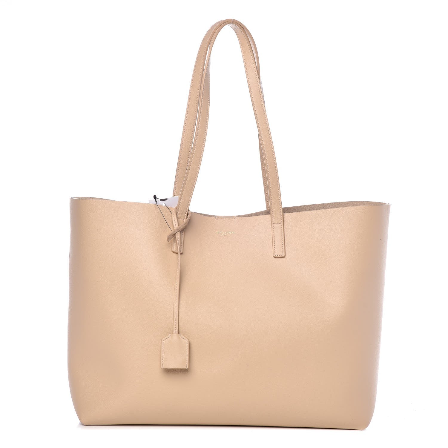 Saint Laurent Calfskin Large Shopping Tote Nude Powder 1 of 9