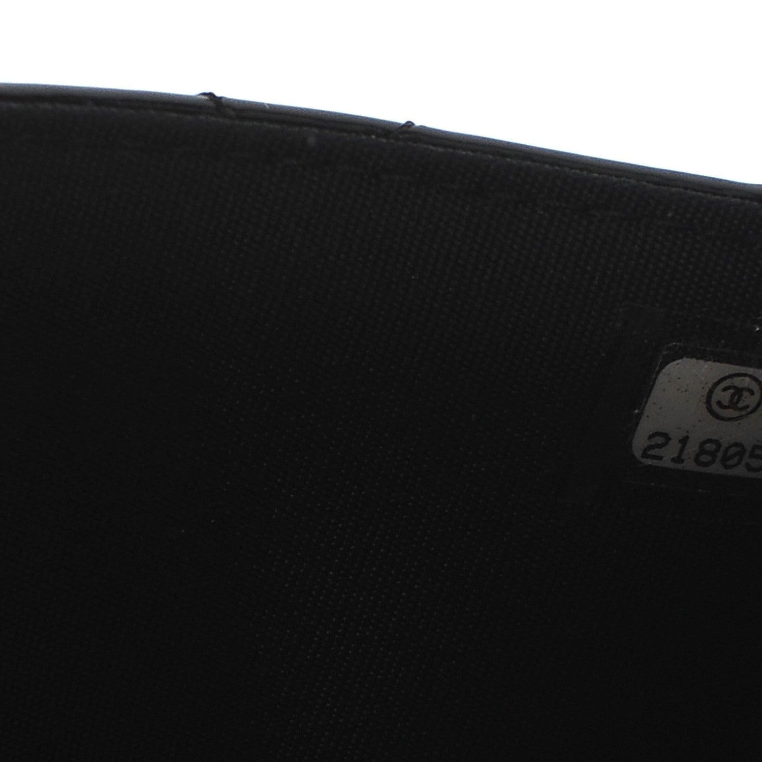 Chanel Patent Calfskin Quilted Boy Wallet On Chain WOC Black 8 of 8