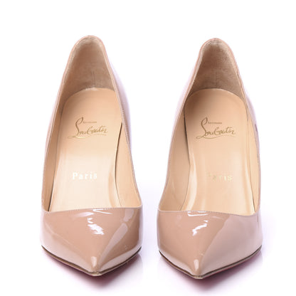 Christian Louboutin Patent Pigalle 85 Pumps 37 Nude 4 of 9