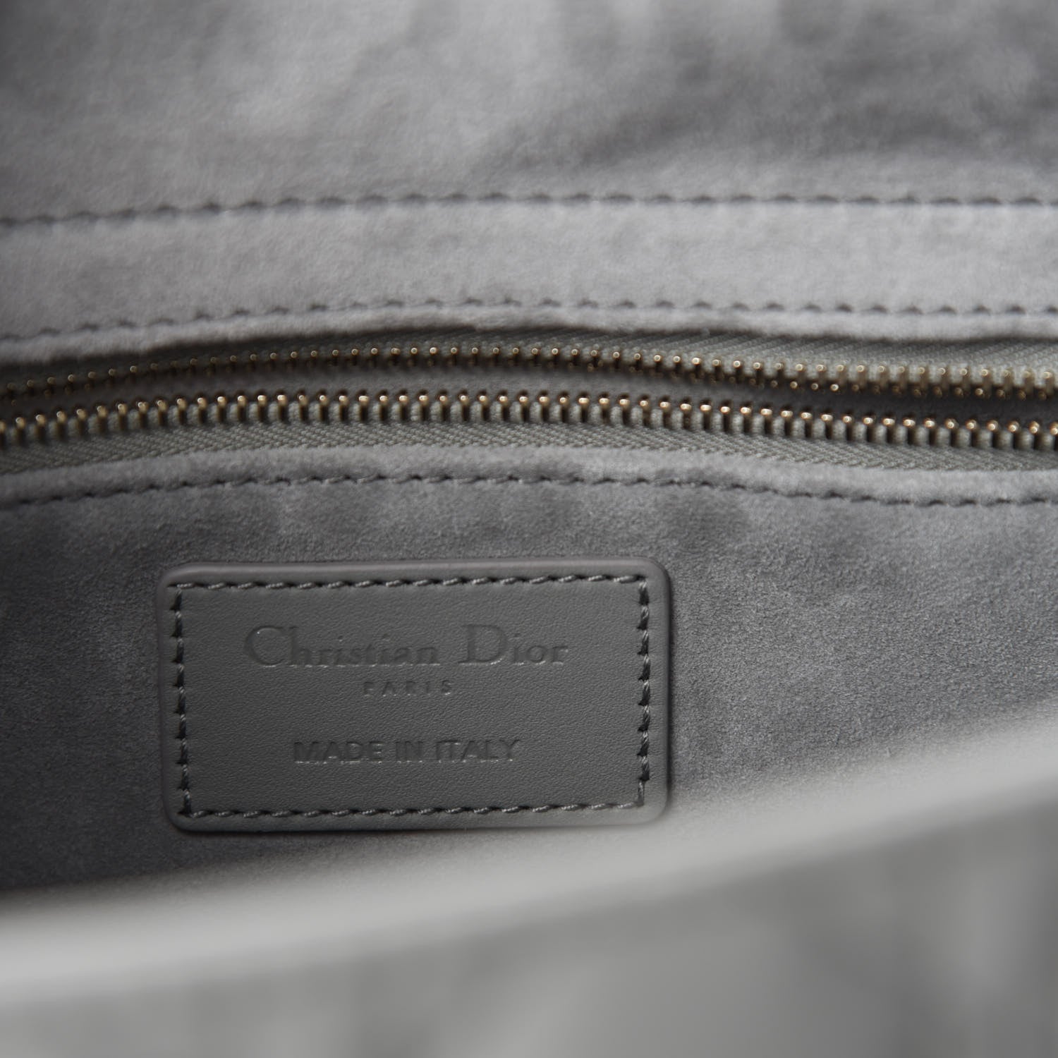 Christian Dior Ultra Matte Calfskin Cannage Medium Lady Dior Grey Stone 8 of 10