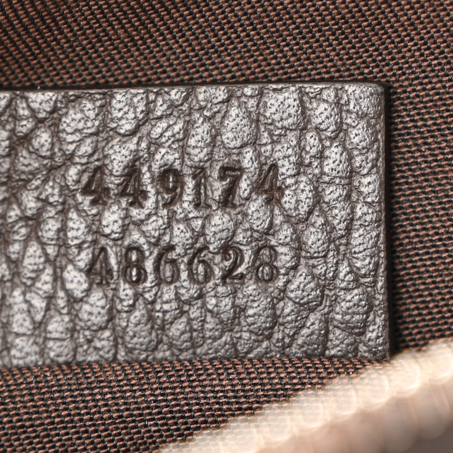 Gucci Monogram Belt Bag Dark Brown 7 of 10