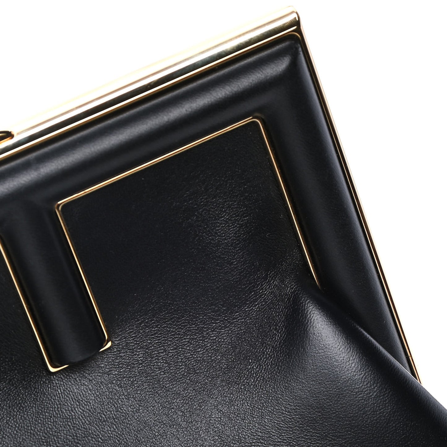 Shiny Nappa Small Fendi First Black