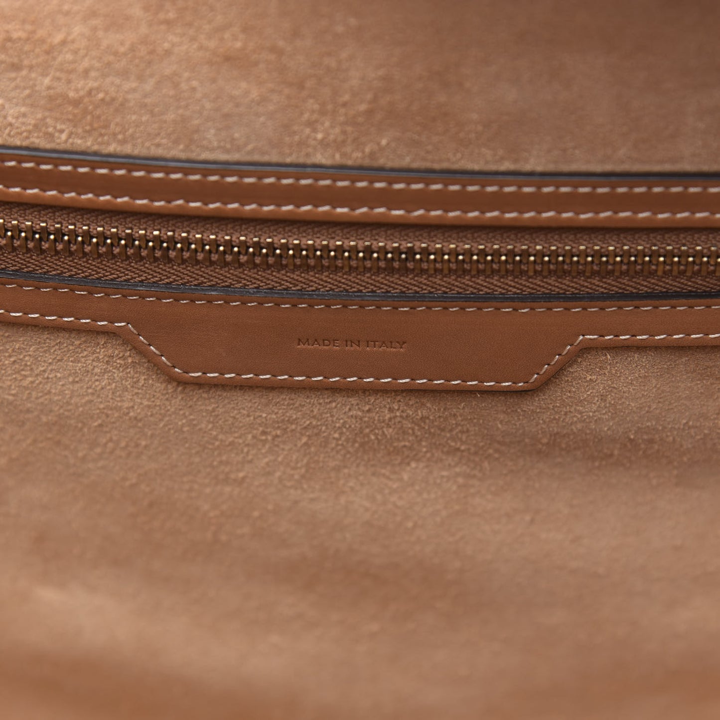 Natural Calfskin Mini Luggage Tan