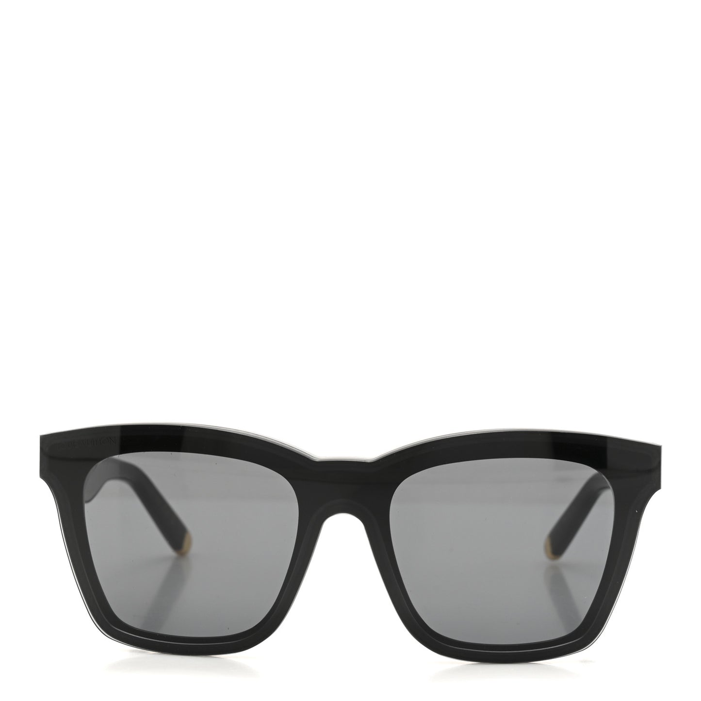 LV Script Square Sunglasses Z2970W Black