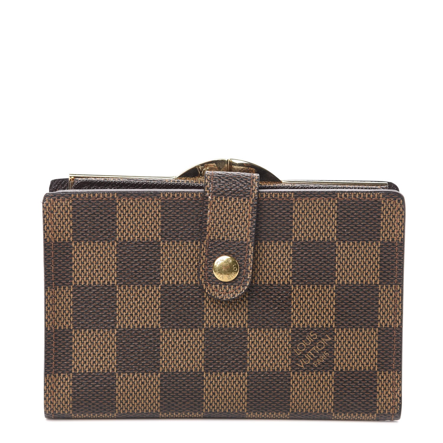 Louis Vuitton Damier Ebene French Purse Wallet 1 of 5