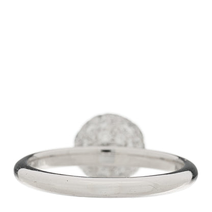 Tiffany 18K White Gold Diamond 8mm Hardwear Ball Ring 54 7 4 of 6