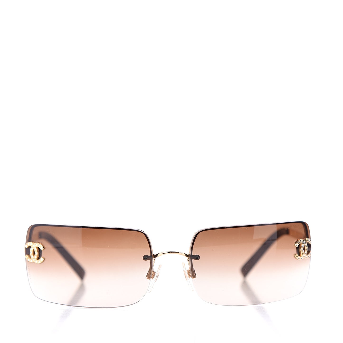 Crystal CC Logo Sunglasses 4104-B