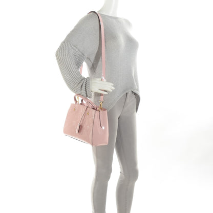 Louis Vuitton Vernis Montaigne BB Rose Ballerine 2 of 7
