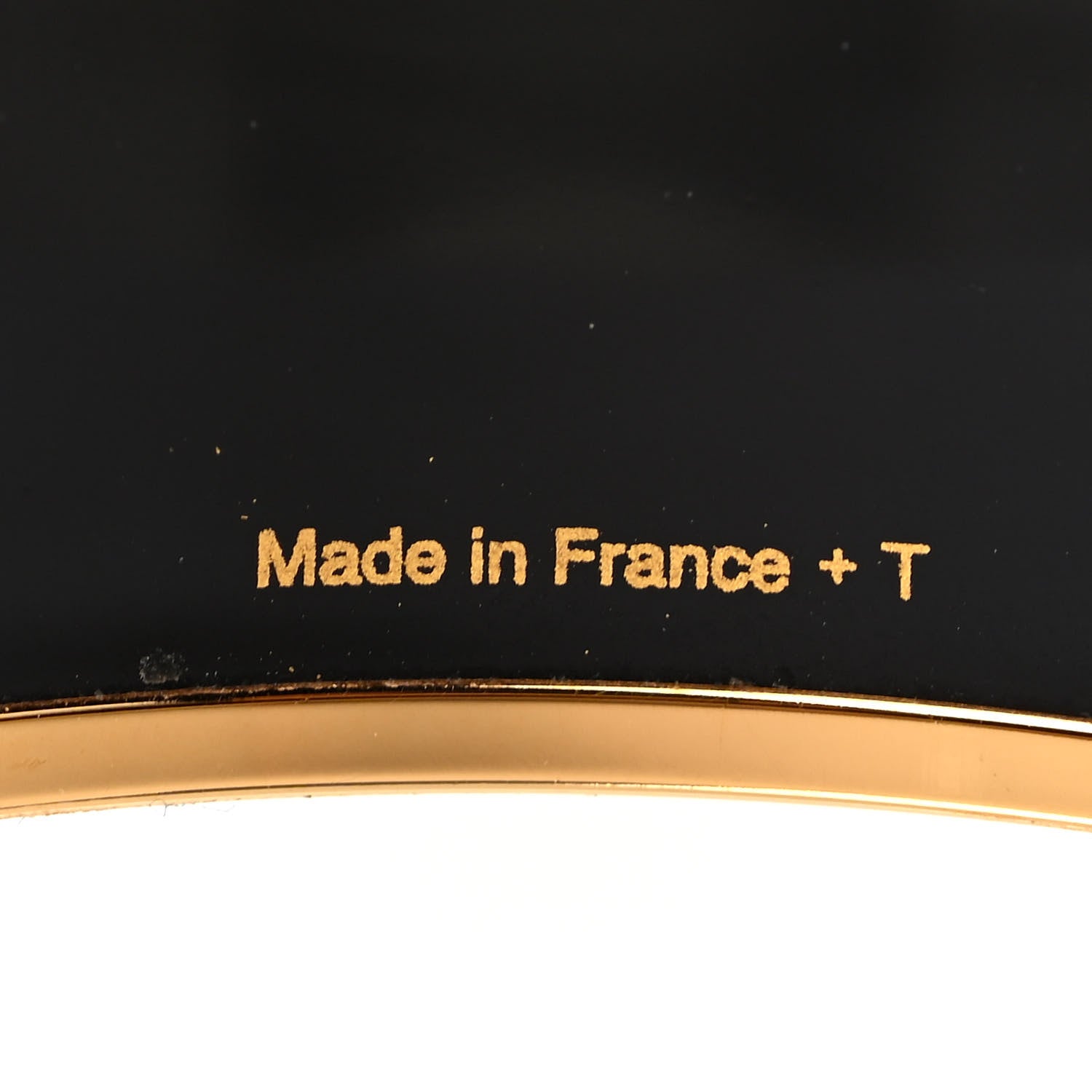 Hermes Enamel Printed Wide Caleche Bracelet 65 Capucine 5 of 5