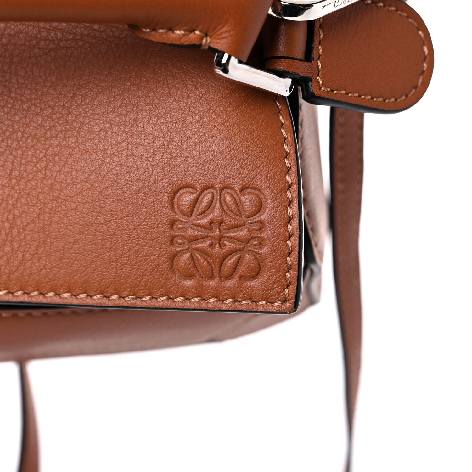 Loewe Calfskin Mini Puzzle Bag Tan 10 of 12