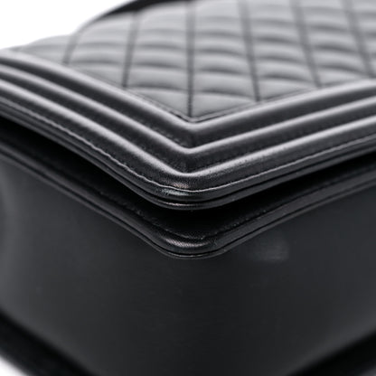 Chanel Calfskin Quilted New Medium Boy Flap Black 8 of 15