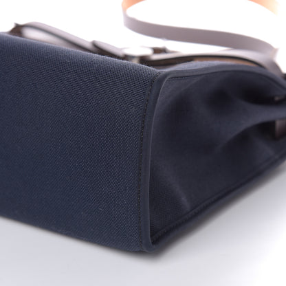 Hermes Vache Hunter Toile Herbag Zip 31 PM Bleu Marine Ebene 7 of 10