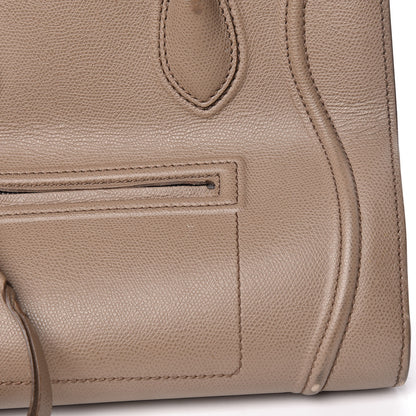Celine Grained Calfskin Medium Phantom Luggage Taupe 11 of 20