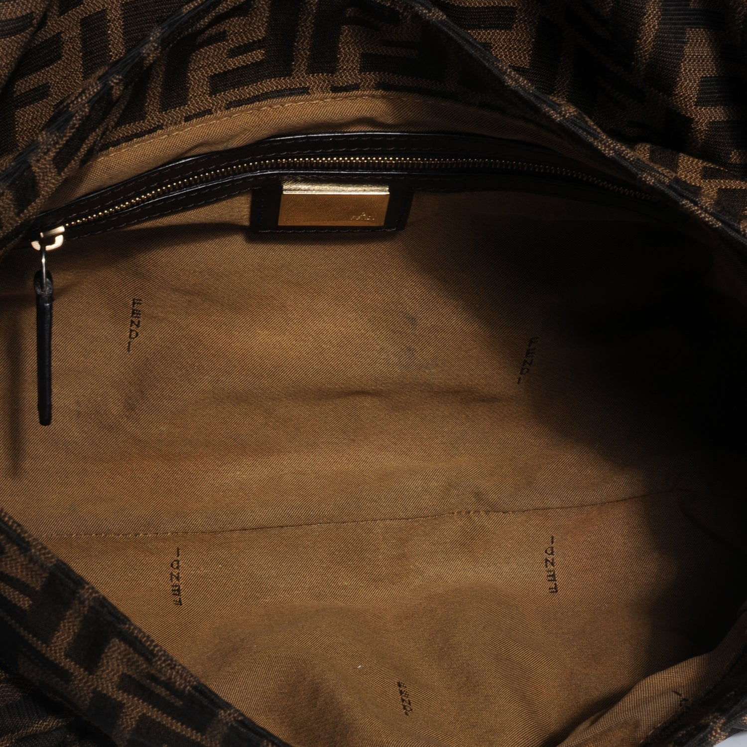 Fendi Zucca Medium Chef Shoulder Bag Tobacco 5 of 10