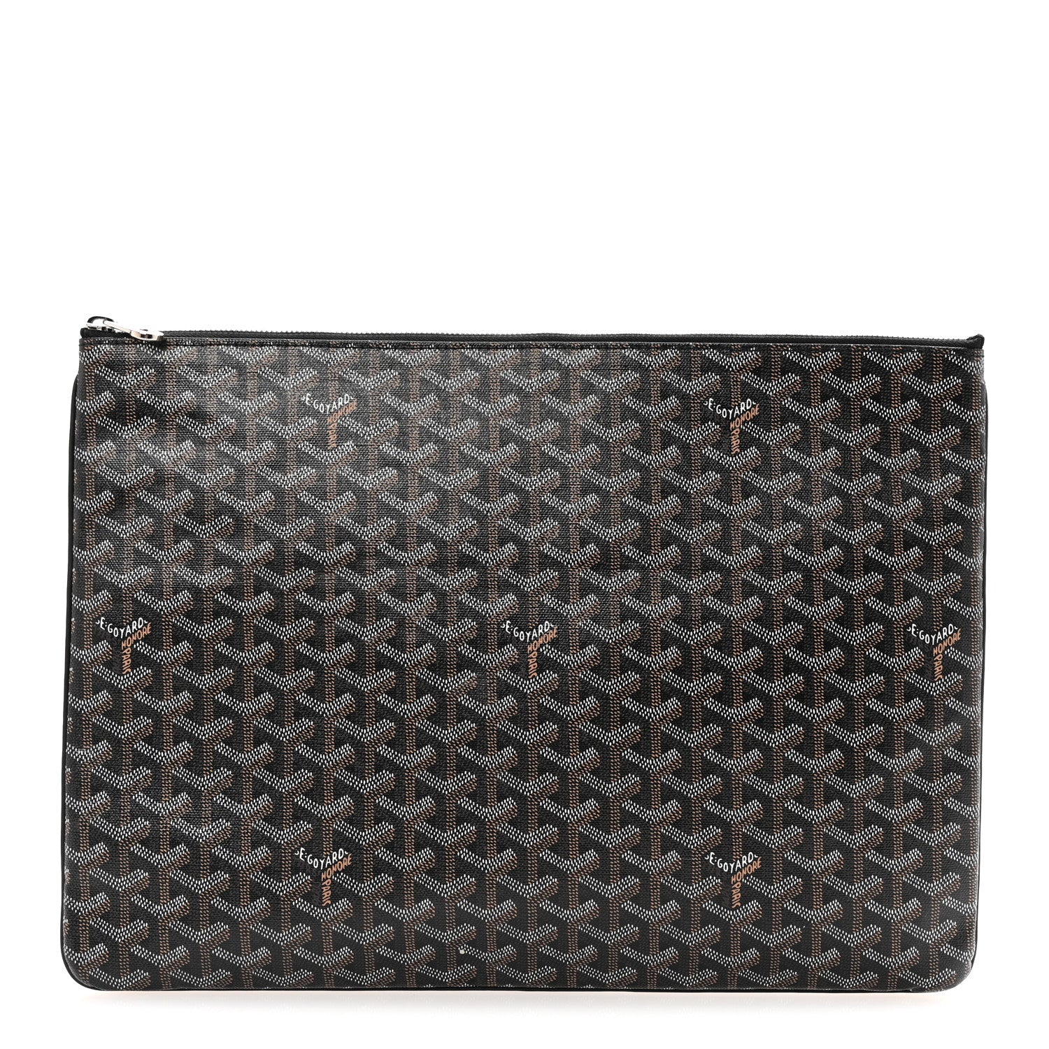 Goyard Goyardine Senat Pochette GM Black Gold 1 of 6