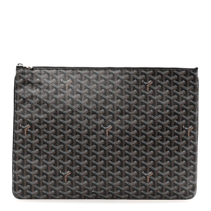 Goyard Goyardine Senat Pochette GM Black Gold 1 of 6