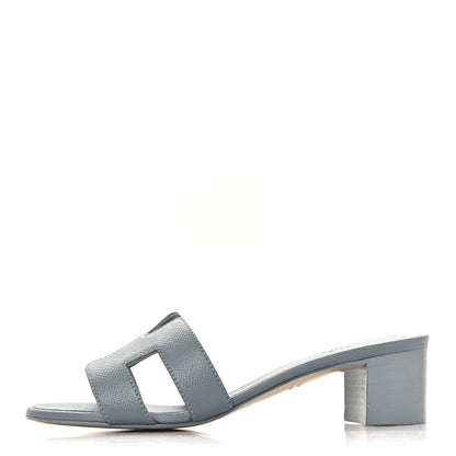 Hermes Epsom Oasis Sandals 35 Gris Antarctique 1 of 10