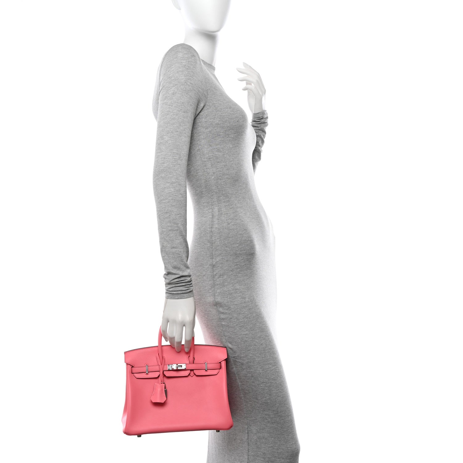 Hermes Swift Birkin 25 Rose D'ete 2 of 13