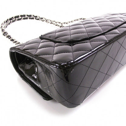 Chanel Patent Medium Double Flap Black 5 of 12