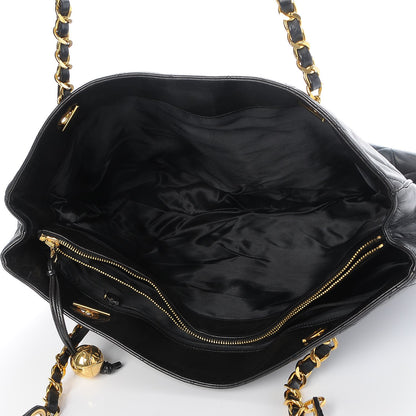 Chanel Lambskin Quilted Shoulder Bag Black 5 of 12